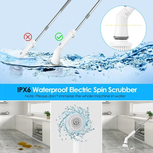 AuraScrub Pro: 6-in-1 Cordless Power Surface Cleaner